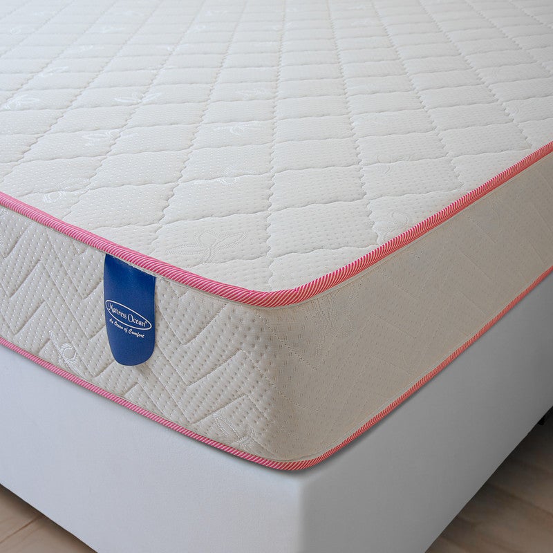 Mattress Ocean Pink Support Tight Top Medical Spring Mattress 200x160x20cm Queen Size - Image 3