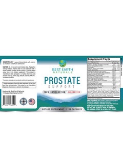 Best Earth Naturals Prostate Support Supplement for Men - Prostate Support - 30 Day Supply  - Image 5