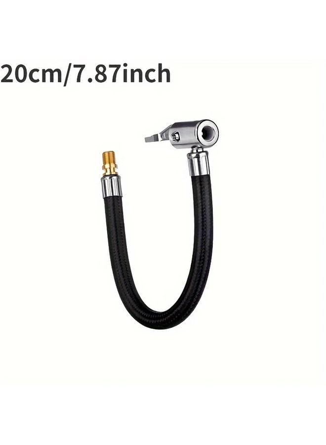 Universal Tire Inflator Kit With 60cm Extension Hose For Bike Motorcycle Car - Image 5