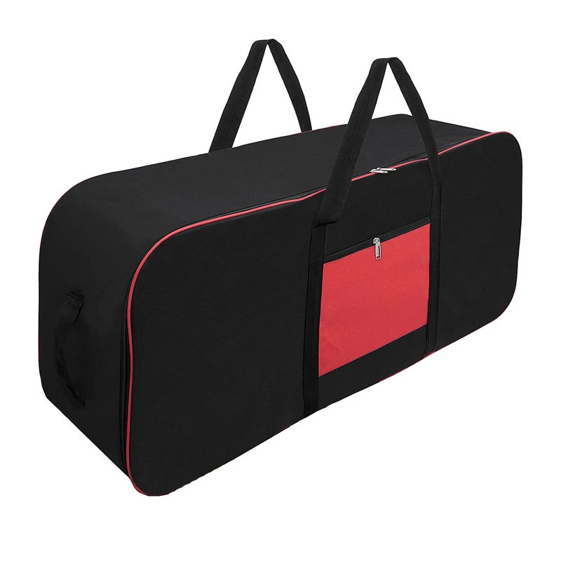 Storite Nylon Jumbo SuperSize 160 L Moisture Proof MultiPurpose Heavy Duty Storage Bag for ToysStationeryBlanketsClothesMoving Bags With Strong Reinforced Handles Rectangular Black114x30 x47cm - Image 1