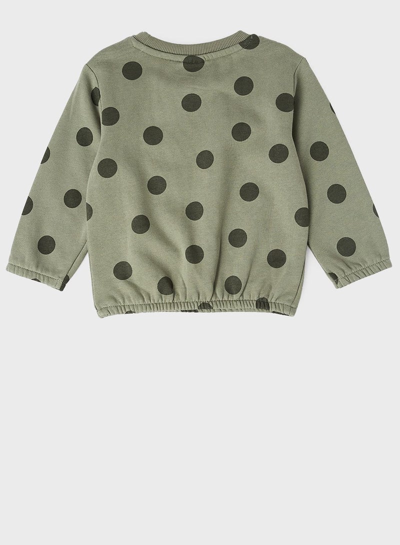 NAME IT Kids Polka Dot Relaxed Sweatshirt  - Image 2