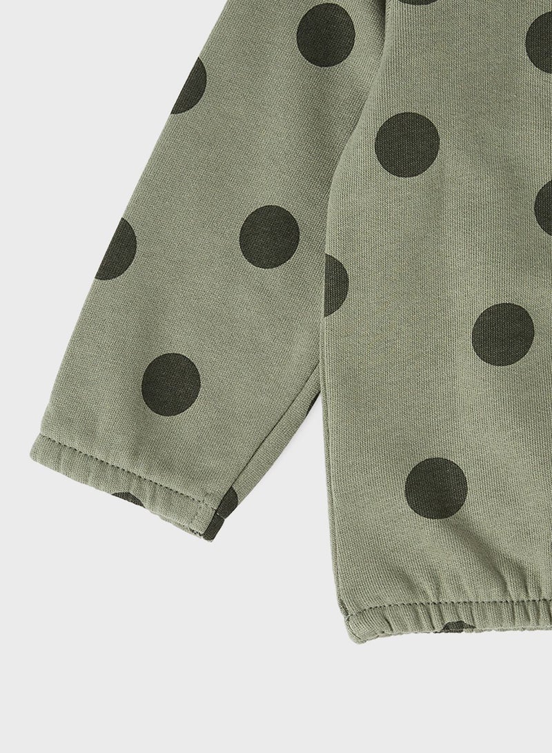 NAME IT Kids Polka Dot Relaxed Sweatshirt  - Image 3