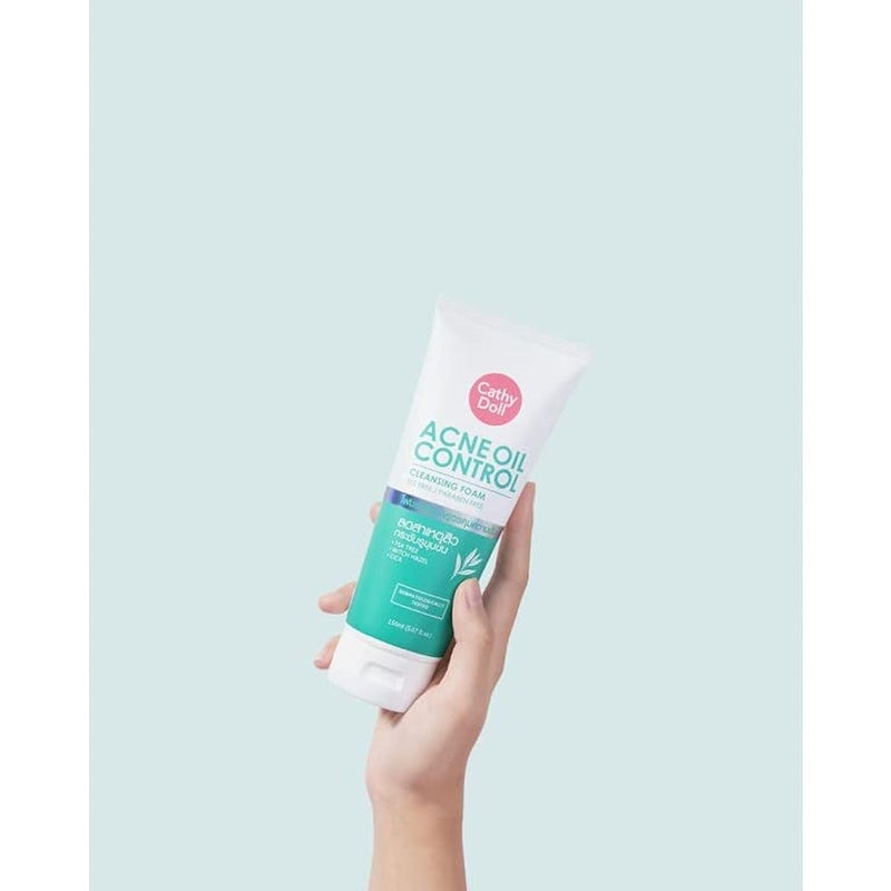 Hani Po CATHY DOLL ACNE OIL CONTROL CLEANSING FOAM 150ML  Pack of 1  ThailandNatural Moisturizing for women  Natural cleansing for women  girl men  adults  Cream for women  girls  facial cream  body cream for women  girls - Image 4