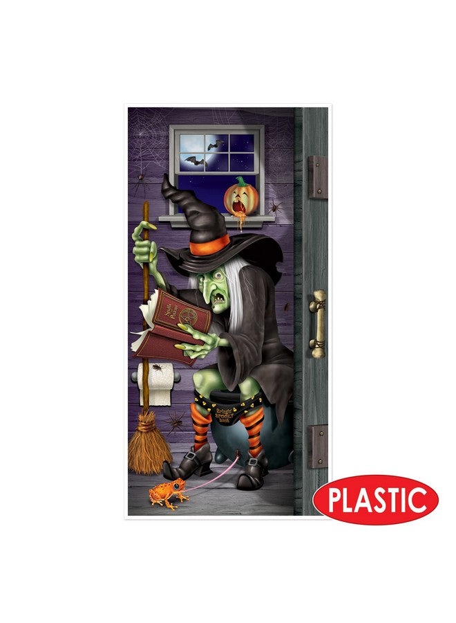 Beistle Witch Restroom Door Cover Party Accessory (1 count) (1/Pkg)  - Image 3