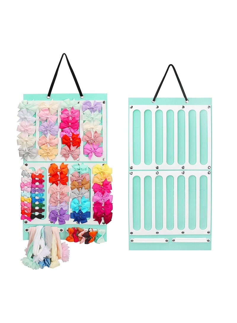 كابتن تيك Bow Holder for Girls Hair Bows, Hair Clips Storage Hanger w, Hair Accessories Organizer, Wall Hanging for Girl Room 1 Item - Image 1