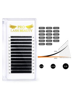 Eyelash Extension, Classic Lash Extensions D-0.20-11 Single Lash Extensions 0.15/0.18/0.20 Individual Lashes C/D Curl (D-0.20,11 Mm) - pzsku/Z682CA1455E247E43DF12Z/45/_/1730892823/e5511a11-c766-4367-8c6a-289df16ac11c