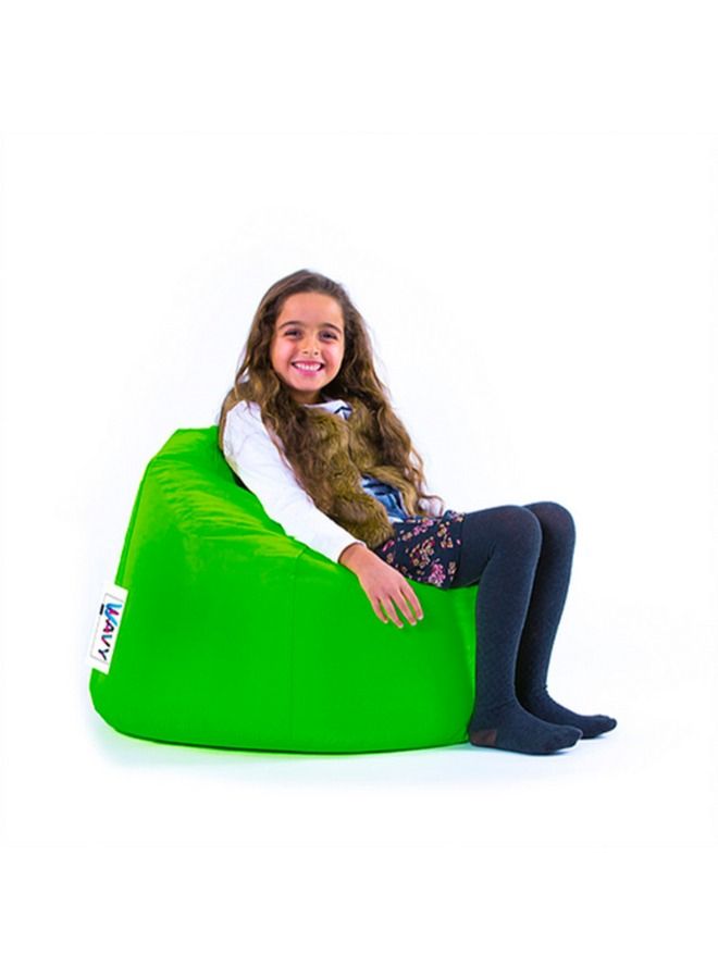 WAVY Green Kids Comfy Bean Bag - Waterproof - Image 1