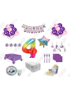 Best Party Mermaid Birthday Set 4 Years Old - pzsku/Z682CAFBED4009725B176Z/45/_/1737346703/9a0ee6cf-8516-4380-856e-ef84b8aa1e0d