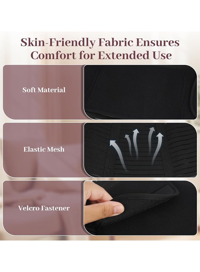 FRISKY Belly Bands for Pregnant Women, Maternity Belly Band, Maternity Belt, Pregnancy Belly Support Band with Adjustable Straps, Comfortable Breathable Pregnancy Support Belt, Easy to Use (Large) - Image 5