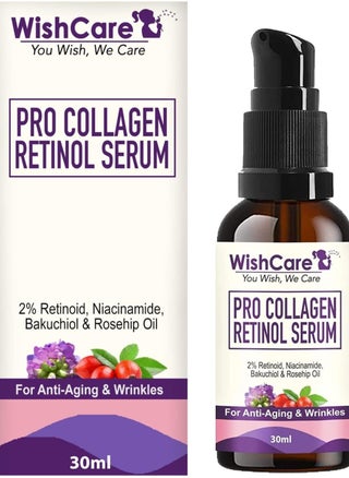 WishCare Pro Collagen Retinol Serum For Anti-Aging, Skin Firming & Plumping Skin With 2% Retinoid Niacinamide Shea Butter & Rosehip 30 ml Off White - pzsku/Z682CE6A74CBECFDD36BBZ/45/_/1693643222/8ccb3d61-2449-4b36-ba76-6eaedc0b5633