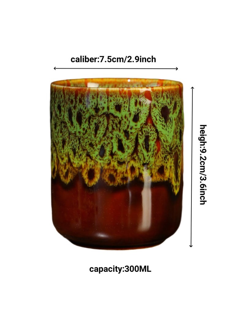 آنا مجموعة أكواب سيراميك تركيز القهوة 300 مل - 3 قطع بتصميم جميل - Image 2