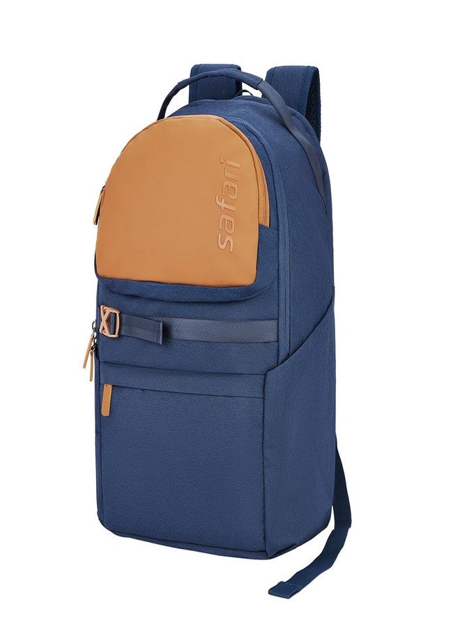 Safari Dart 2 24L College backpack, 2 compartments, 17" laptop compatible, Smart trolley sleeve, Front pocket, college backpack bags for women and men, travel bag, Ideal for Students, Color - Blue - Image 1