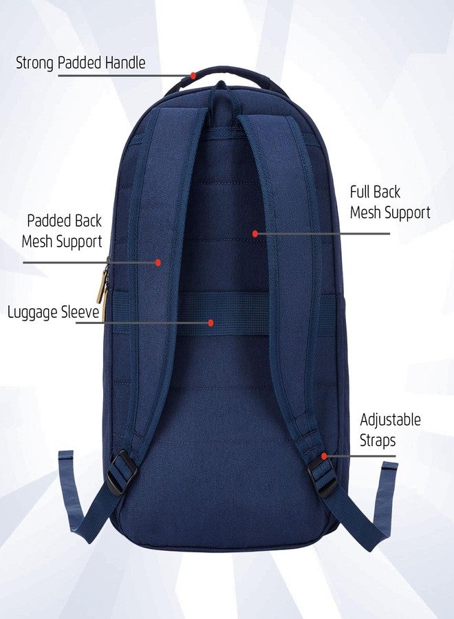 Safari Dart 2 24L College backpack, 2 compartments, 17" laptop compatible, Smart trolley sleeve, Front pocket, college backpack bags for women and men, travel bag, Ideal for Students, Color - Blue - Image 2