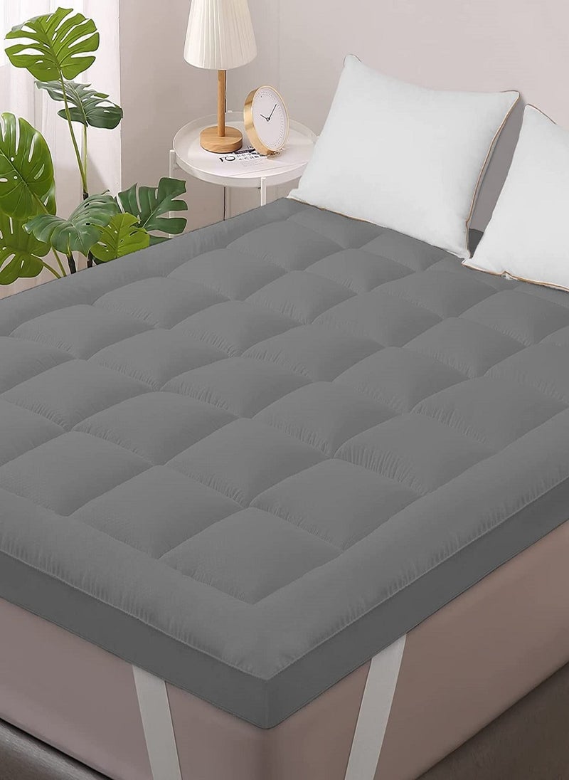 Blueberry Mattress Topper Box Stiched Allergen Free and Breathable 6cm Thickness 100x200cm  - Image 1