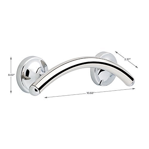 Delta Faucet DF705PC 9"" Curved Bathroom Safety Assist Bar  Polished Chrome - Image 5