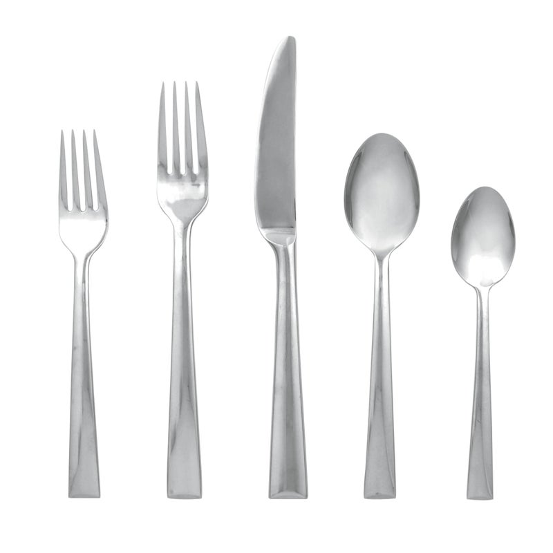 LENOX Lenox Continental Dining 20Piece Flatware Set 405 LB Metallic 