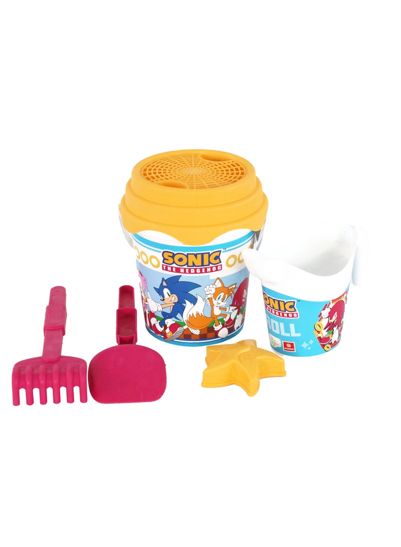 Mondo Sonic Bio Bucket Set 17cm | Beach and Water Toys | Sand Bucket | Summer Toys | Perfect gift for Kids and Toddlers - Image 1