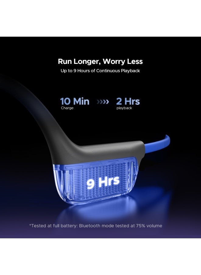 DOOGEE Bone Conduction Headphones, IP67 Waterproof for Swimming, LED Display, 9H Battery Life, Bluetooth 6.0, Dual Connection, for Running, Cycling and Fitness - Image 4