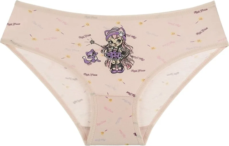 دونيلا 10 Pcs Color Printed Girl's Panties - 4171958MZ