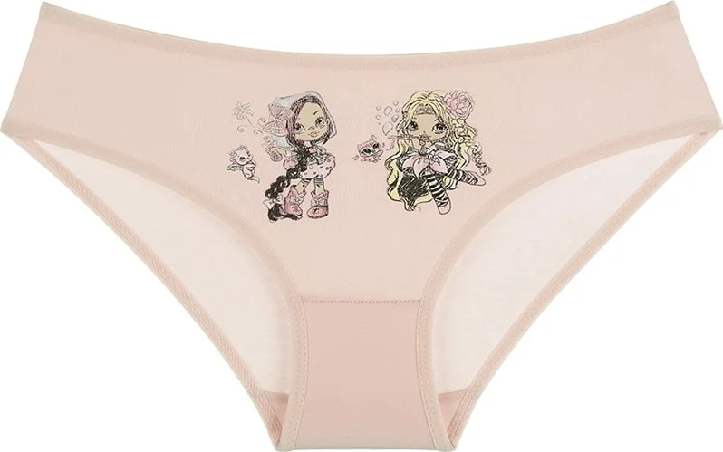 دونيلا 10 Pcs Color Printed Girl's Panties - 4171958MZ