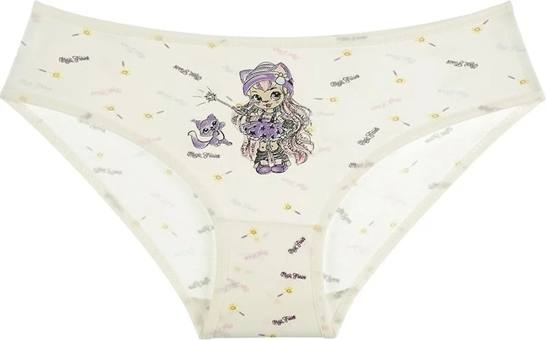 دونيلا 10 Pcs Color Printed Girl's Panties - 4171958MZ