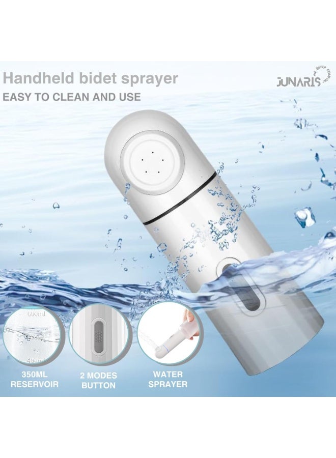 جوناريس بيديه محمول مع خزان، شطاف سفر كهربائي صغير محمول عالي الضغط قابل لإعادة الشحن، بخاخ مياه للجنسين - بيديه قابل لإعادة الشحن عالي الضغط - Image 2