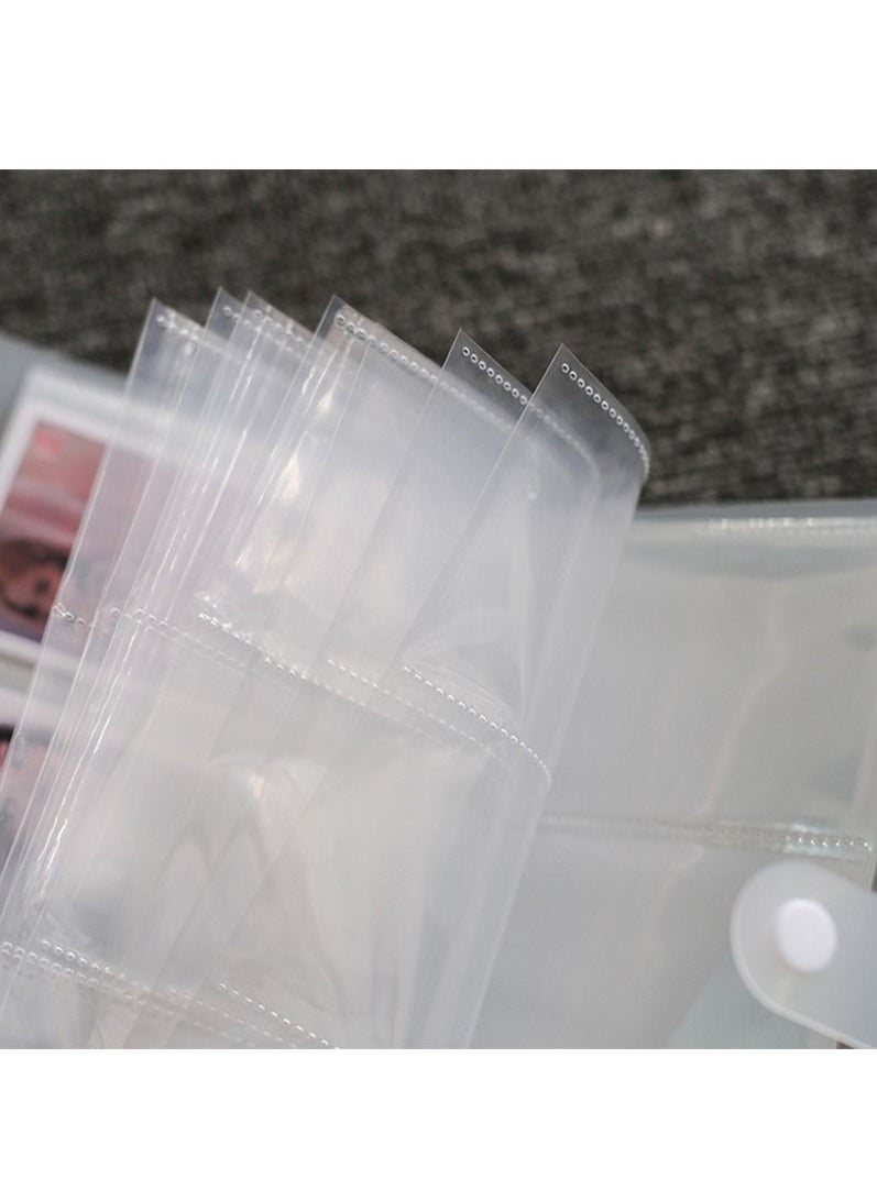 Generic 240 Cards Transparent Photo Album Mini Polaroid Album Photo Card Train Ticket Card Collection Book Jewelry Card Album Photocards Holder  - Image 5