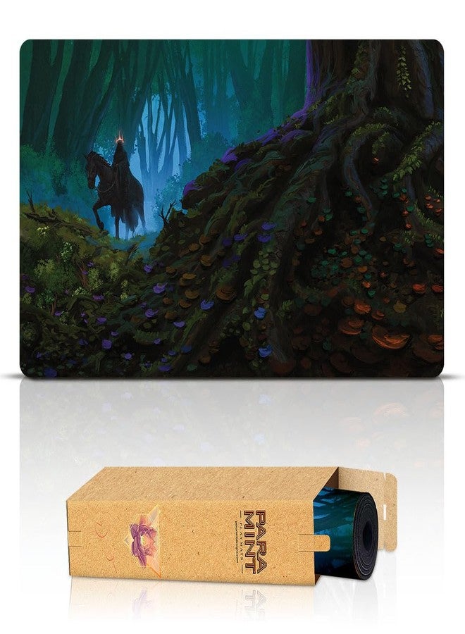 Paramint Dark Rider 9 (Stitched) - MTG Playmat by Anato Finnstark - Compatible with Magic The Gathering Playmat - Play Mat Art Designs & Accessories - Image 1
