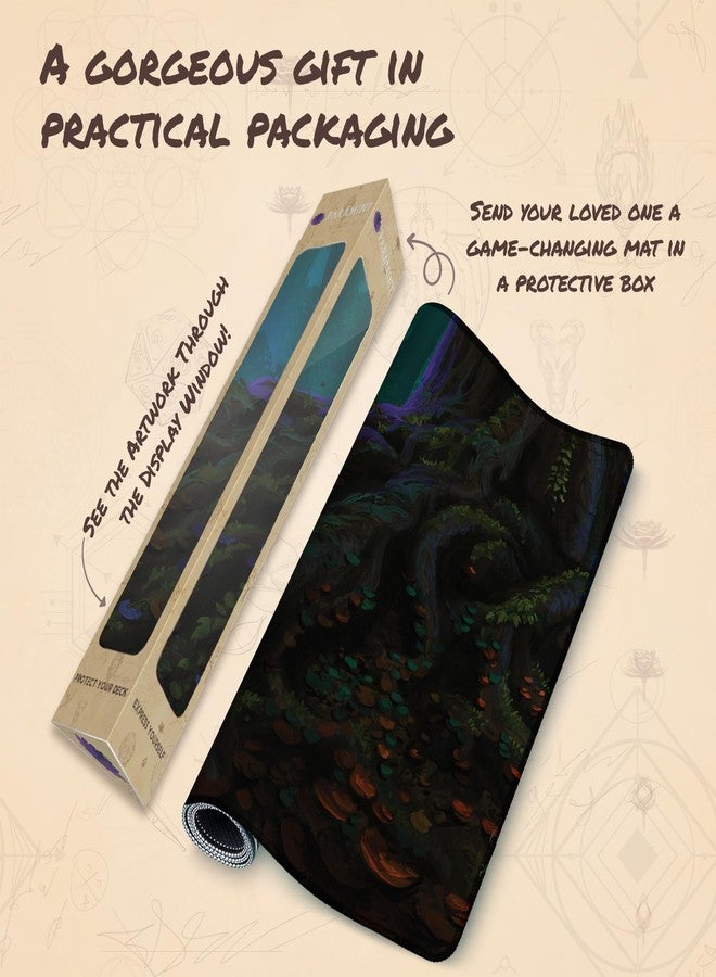 Paramint Dark Rider 9 (Stitched) - MTG Playmat by Anato Finnstark - Compatible with Magic The Gathering Playmat - Play Mat Art Designs & Accessories - Image 5