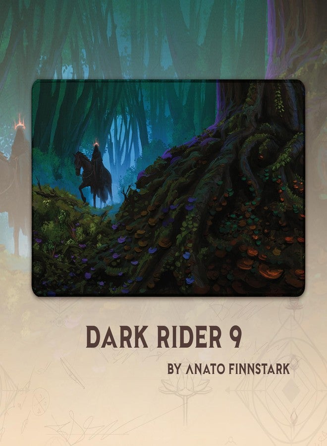 Paramint Dark Rider 9 (Stitched) - MTG Playmat by Anato Finnstark - Compatible with Magic The Gathering Playmat - Play Mat Art Designs & Accessories - Image 3