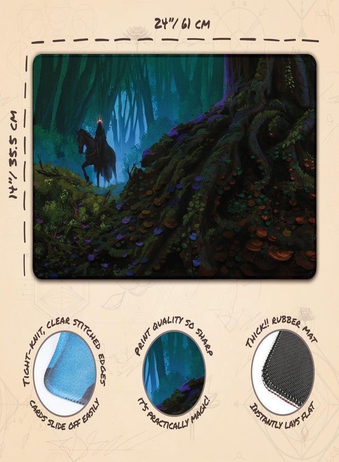Paramint Dark Rider 9 (Stitched) - MTG Playmat by Anato Finnstark - Compatible with Magic The Gathering Playmat - Play Mat Art Designs & Accessories - Image 4