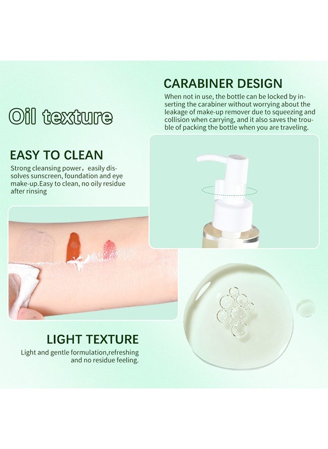 Heartleaf Pore Cleansing Oil-Natural Blackheads Removal Light and Non Greasy Daily Makeup Remover Facial Cleanser Heartleaf Pore Cleansing Oil 100ml