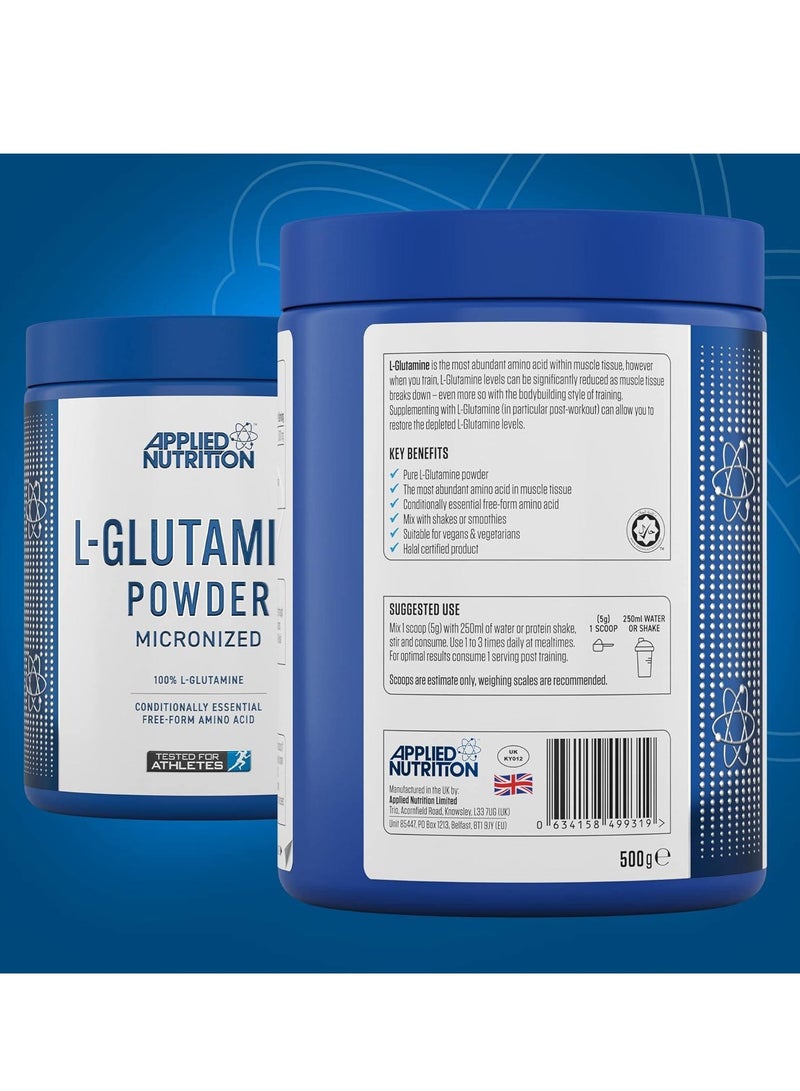 Applied Nutrition L-GLUTAMINE POWDER 500g 100 Servings - Image 4