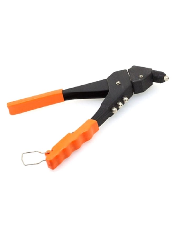 Tactix High-Quality Sturdy Swivel Head Aluminium Hand Riveter Black and Orange 11 Inch 217022 - Image 2