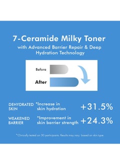 CONSCIOUS CHEMIST Hydrating Milky Face Toner | 100ml | 7 Ceramide Complex & Niacinamide | Calms, Smoothens & Strengthens Skin Barrier | Toner for Glowing skin, For Men & Women, All Skin Types  - Image 5