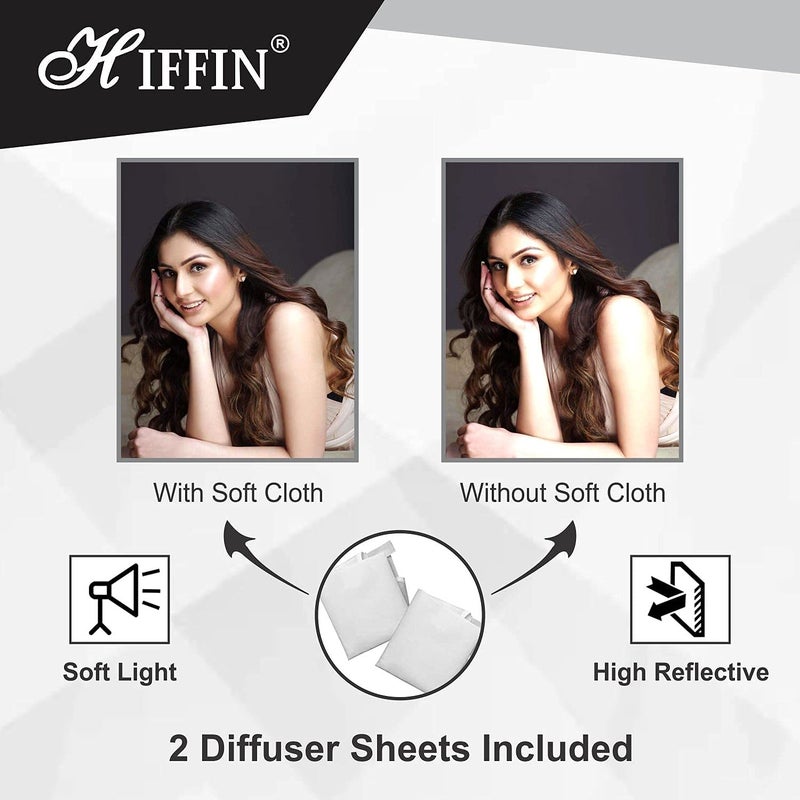 HIFFIN 65cm Flash Speedlite Softbox Portable Outdoor Octagon Umbrella Softbox with 9 fit Light Stand for ptoto Studio - Image 5