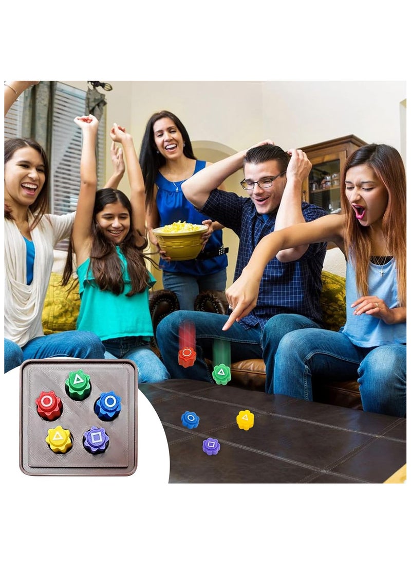 DELGREEN - Korean Gonggi Game Set, 5PCS Traditional Tossing Stones for Hand-Eye Coordination and Skill Development, Ideal for Kids and Adults - Image 1
