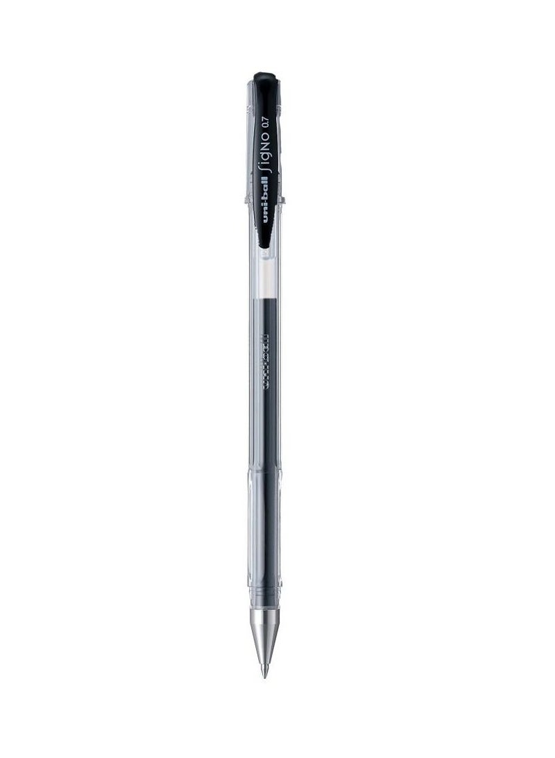 Uniball 4-Piece Signo Roller Pen 0.7mm Tip Black Ink - Image 2