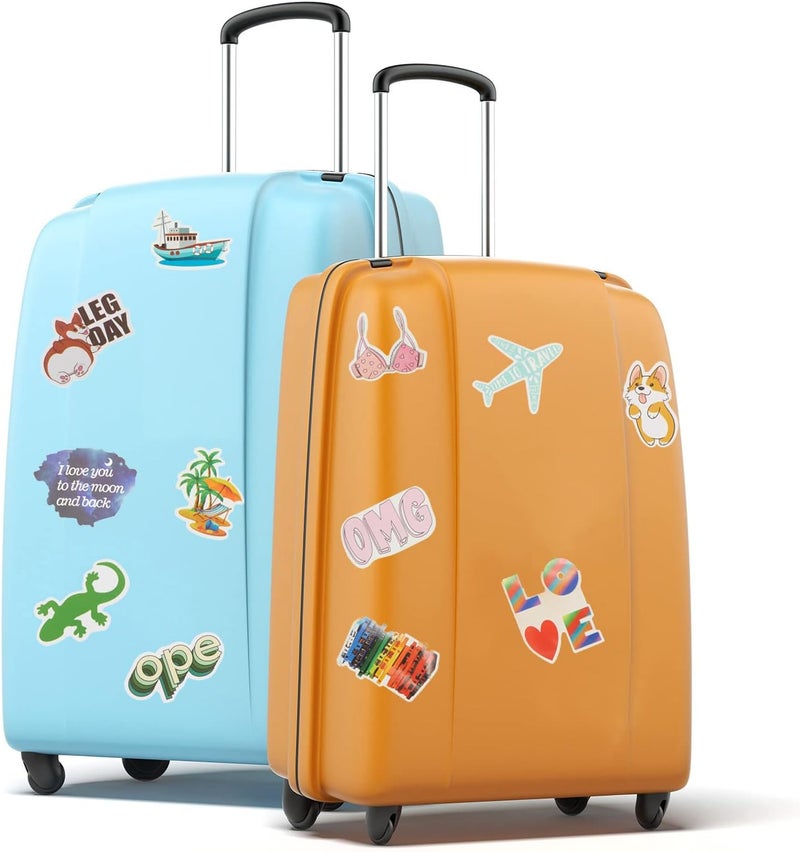 comfrt 445 Pieces Mixed Vinyl Stickers for Water Bottles Waterproof Laptop Stickers Cute Aesthetic Trendy Stickers Graffiti Cartoon Beach Decals for Adults Teens Travel Luggage Skateboard Guitar - Image 3