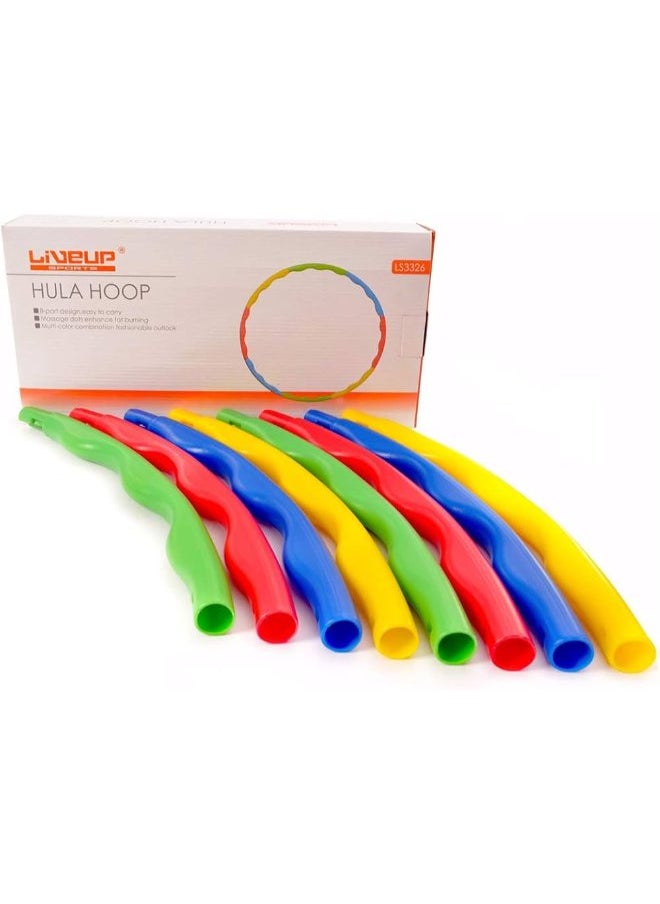 Live up Sports - Up Sports Hula Hoop (88Cm) – 8 Parts Multi-Color For Fun And Fitness - Image 1