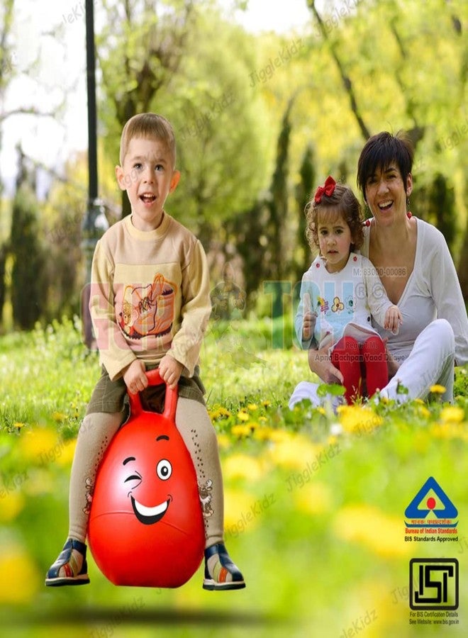 GURTOYSmiling Red Ball Hopper for Kids, 50 cm Diameter - Image 2