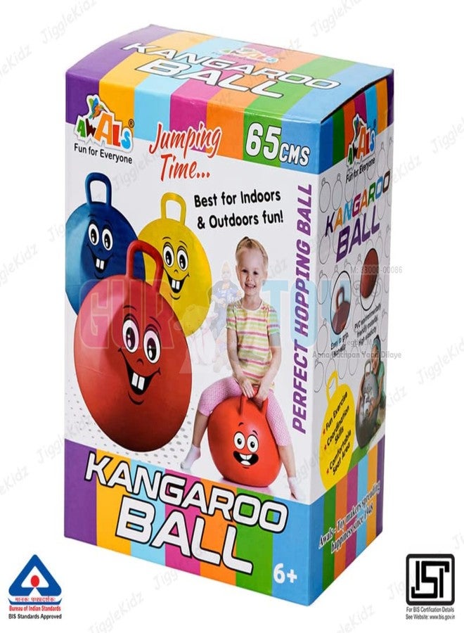 GURTOYSmiling Red Ball Hopper for Kids, 50 cm Diameter - Image 4