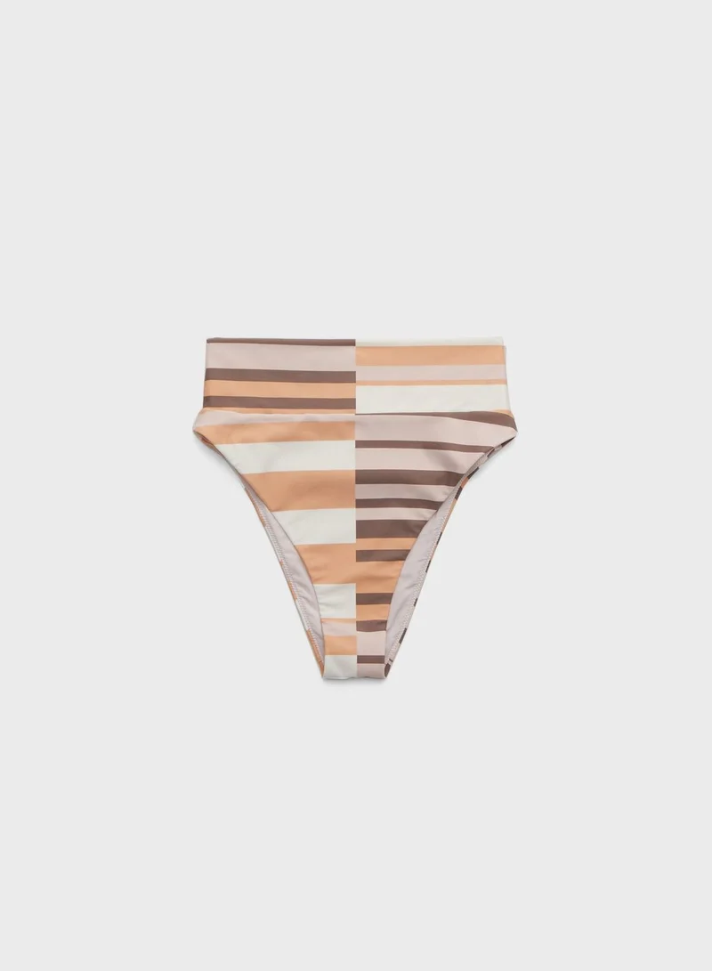 Aerie Striped High Waist Brief