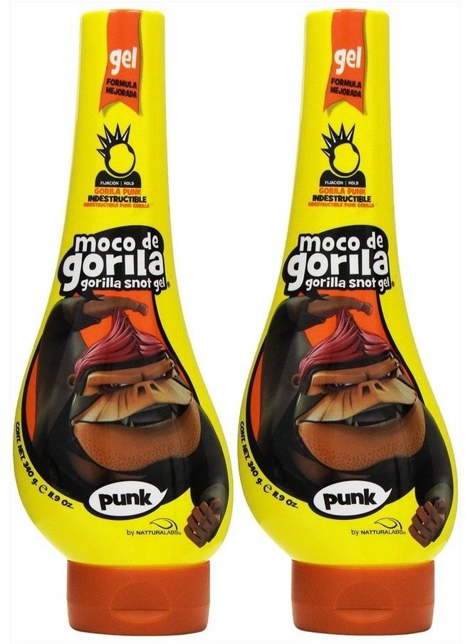 Moco de Gorila - Estilo Punk Extreme Hold Gel, 11.9 Ounce (Pack of 2) - Image 1