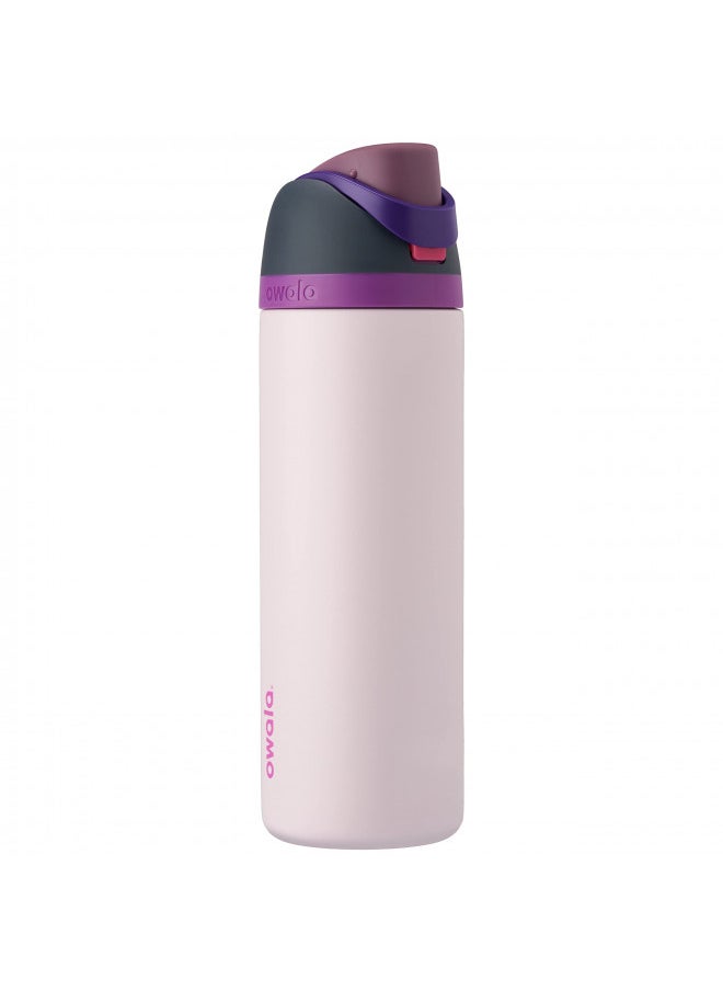 Owala - Owala FreeSip Insulated Stainless Steel Water Bottle with Straw for Sports and Travel, BPA-Free, 40oz, Dreamy field - Image 1