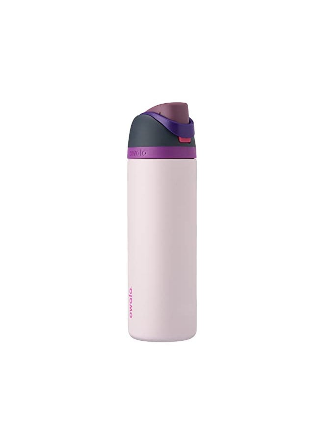 Owala - Owala FreeSip Insulated Stainless Steel Water Bottle with Straw for Sports and Travel, BPA-Free, 40oz, Dreamy field - Image 1