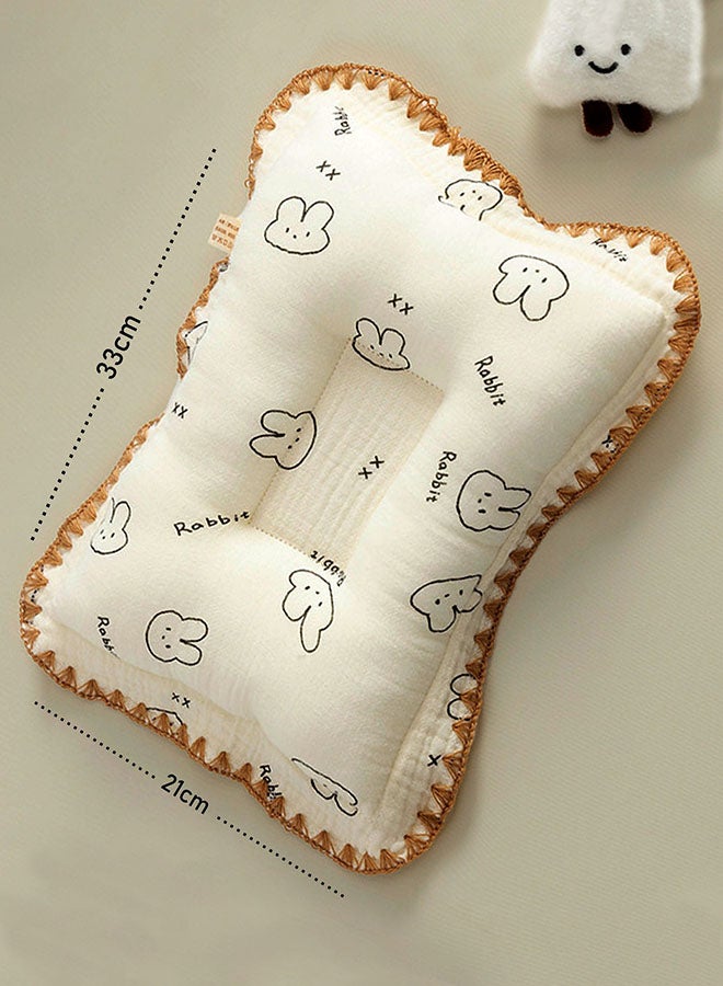 LITTLE SURPRISE BOX Little Surprise Box,  Rabbit Face, 2pcs Super Soft Breathable pure Muslin cotton Blanket and pillow set for Newborn & Infants - Image 5