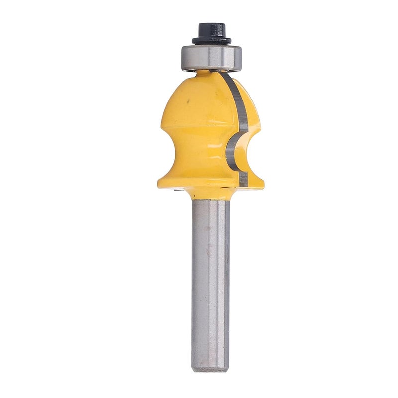 Architectural Router Bit, CNC Woodworking Milling Cutter with 25.4mm Blade Diameter, Heat Coating for Plywood Hardwood Softwood, Solid Carbon Steel Body for Preci (1/2 Inch Shank) - Image 1