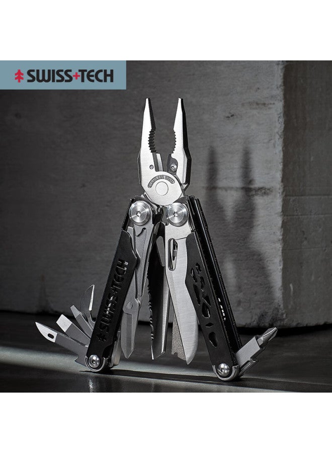Sheffield Swiss Technology Multi-functional Pliers, Outdoor Folding Scissors, Combination Tool Set, Portable Emergency Outdoor Survival Equipment - Image 1