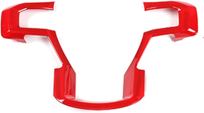 Keptrim for F-150 ABS Red Steering Wheel Cover Trim for 2015-2020 Ford F150, for 2017-2022 F250 F350, for 2018-2021 Ford Expedition - Image 5